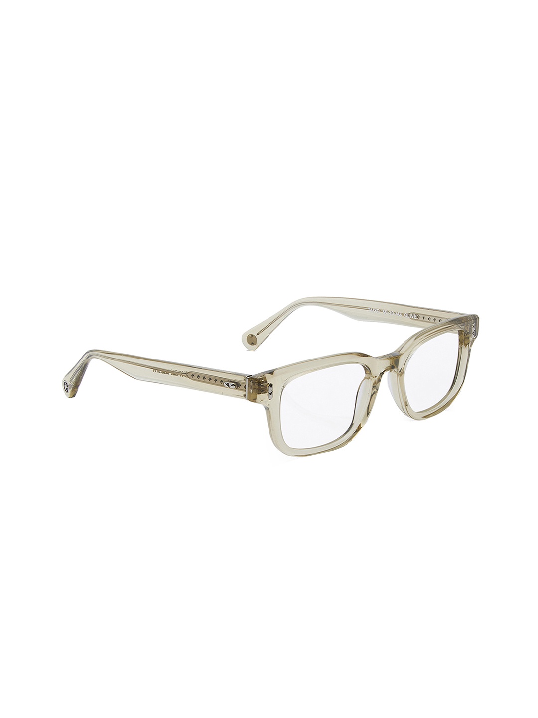 

Shisen Fox Unisex Full Rim Square Frames, Gold