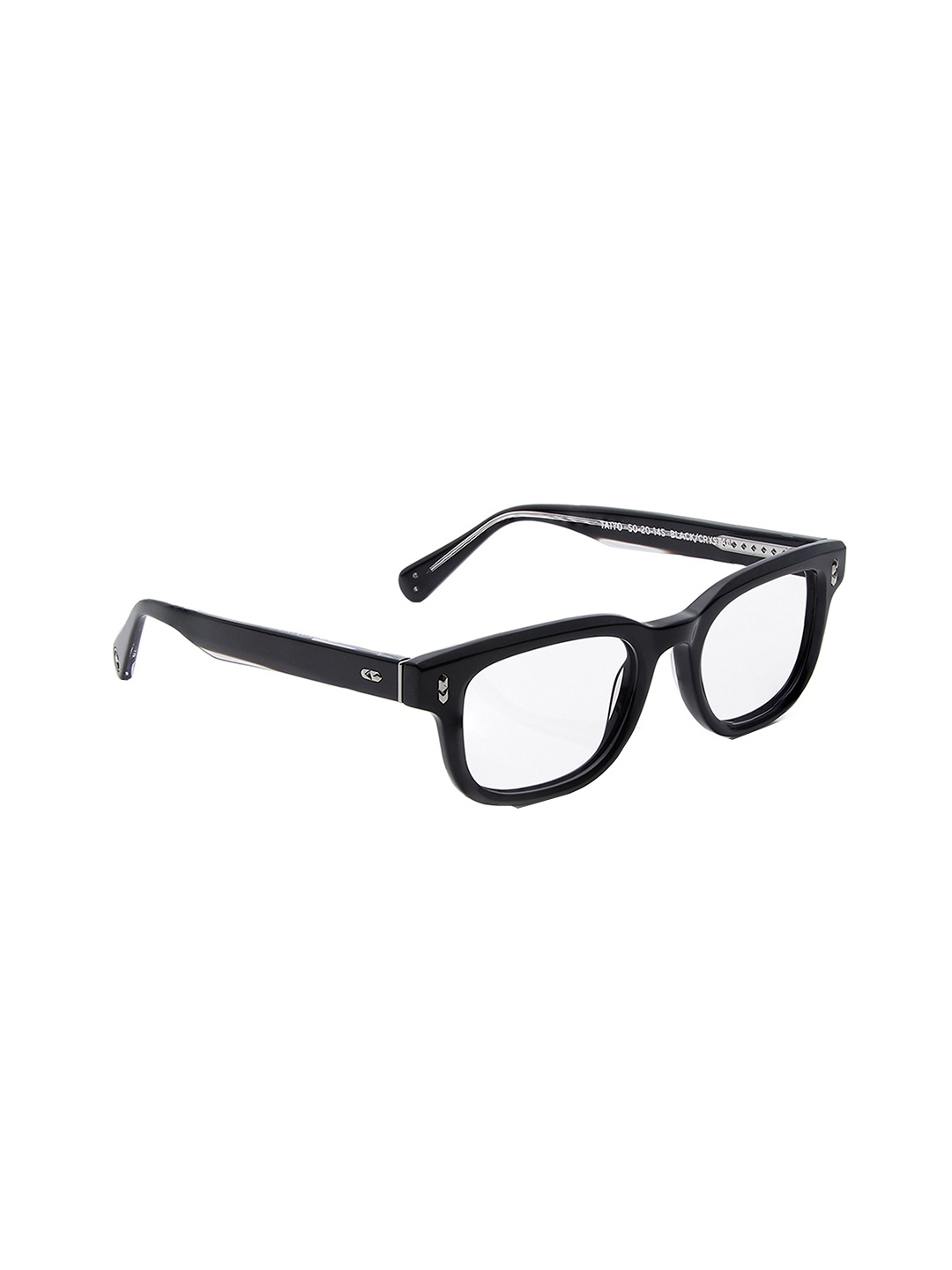 

Shisen Fox TAIYO Unisex Full Rim Square Frames, Black