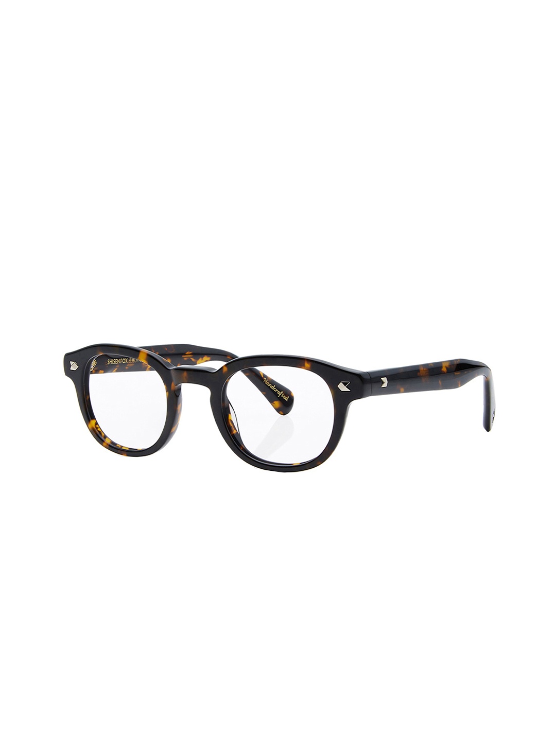 

Shisen Fox Unisex Full Rim Oval Frames, Brown
