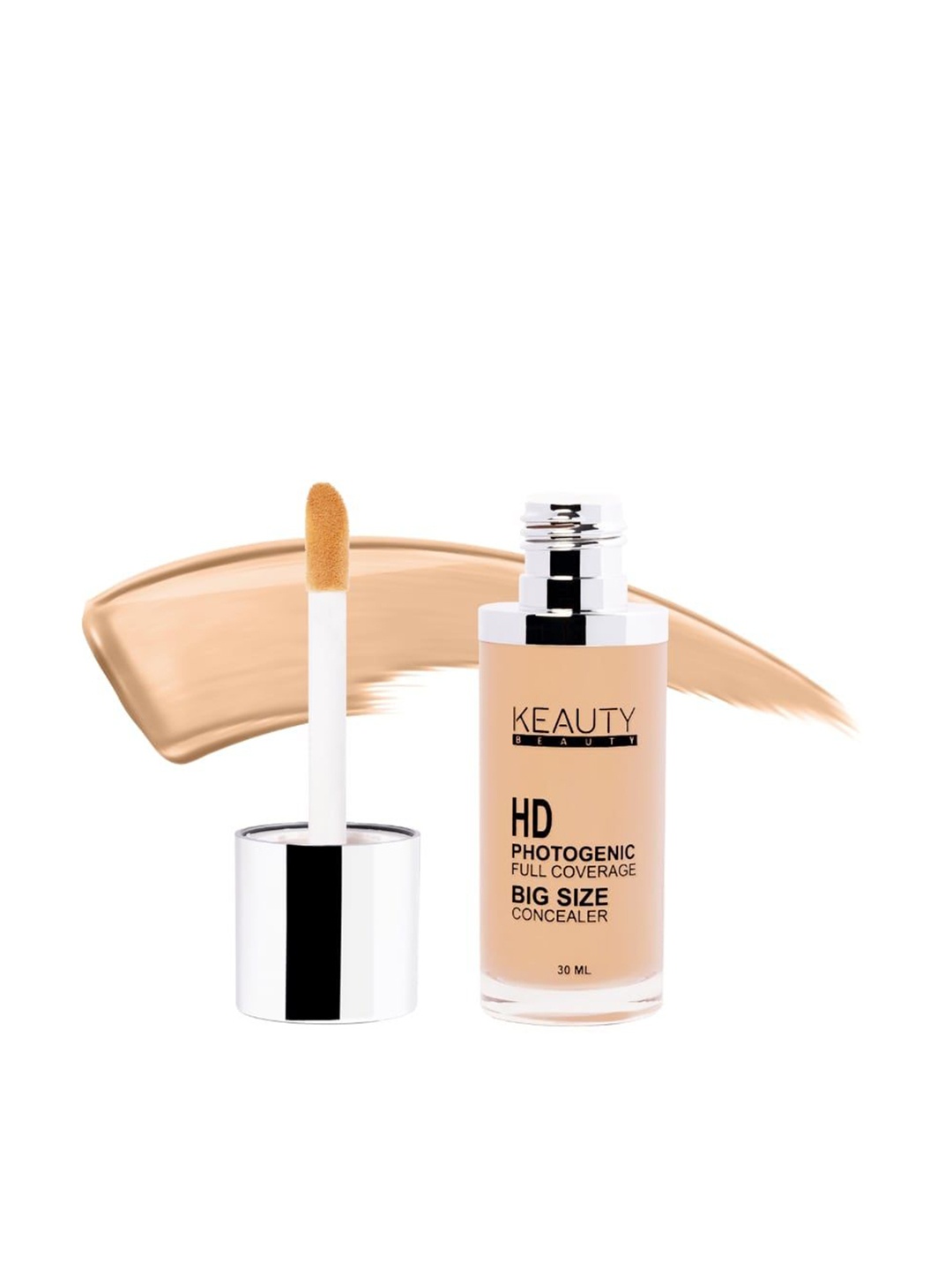 

Keauty Beauty HD Photogenic Full Coverage Liquid Concealer - 30 ml Shade - 06, Beige