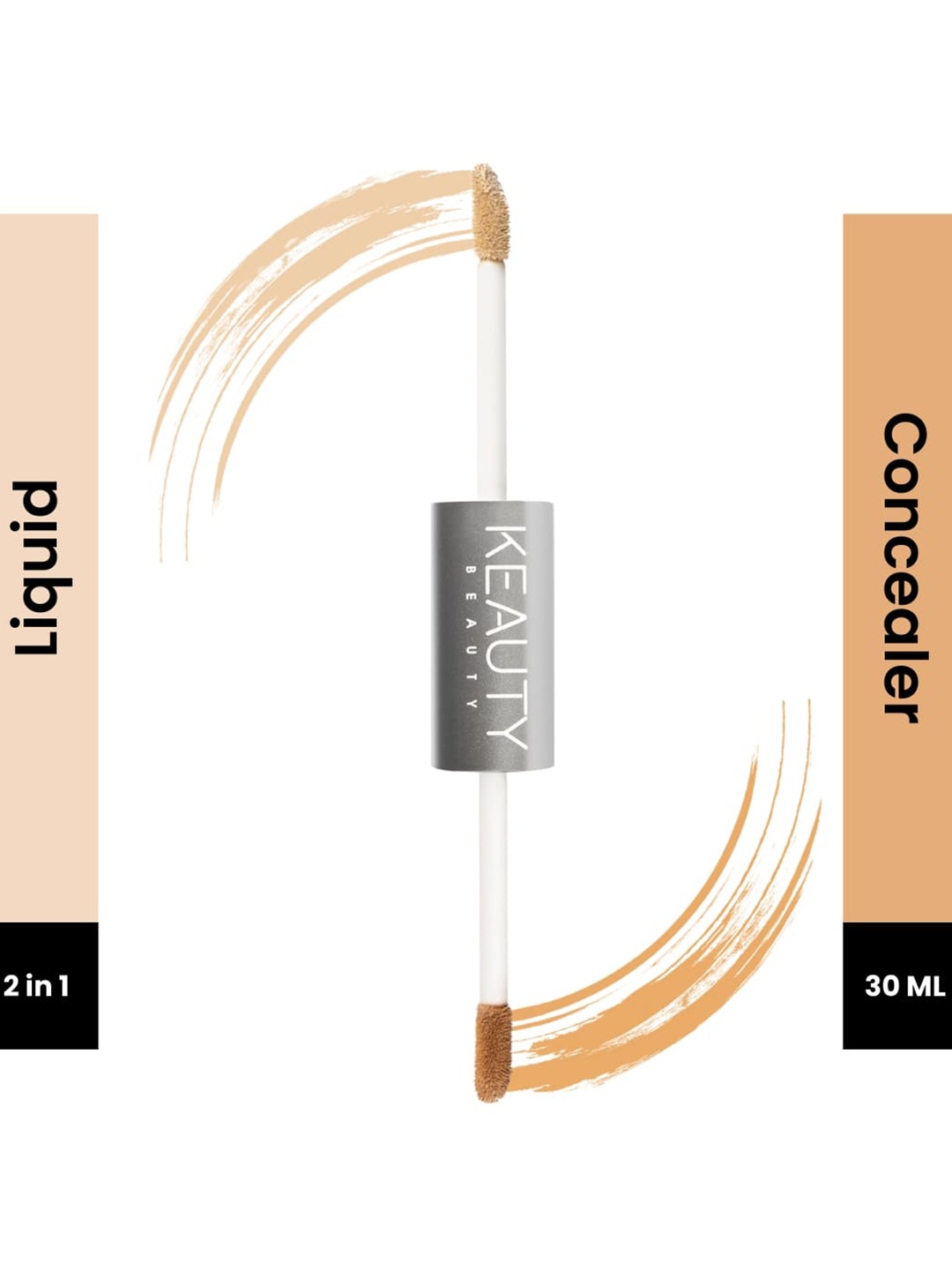 

Keauty Beauty 2 In 1 Light Weight Liquid Concealer - 5.6 ml Shade - 03, Beige