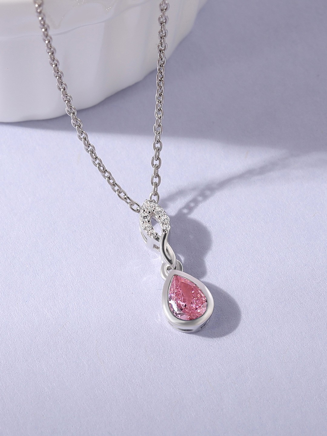 

Ornate Jewels 925 Sterling Silver Rhodium-Plated Necklace