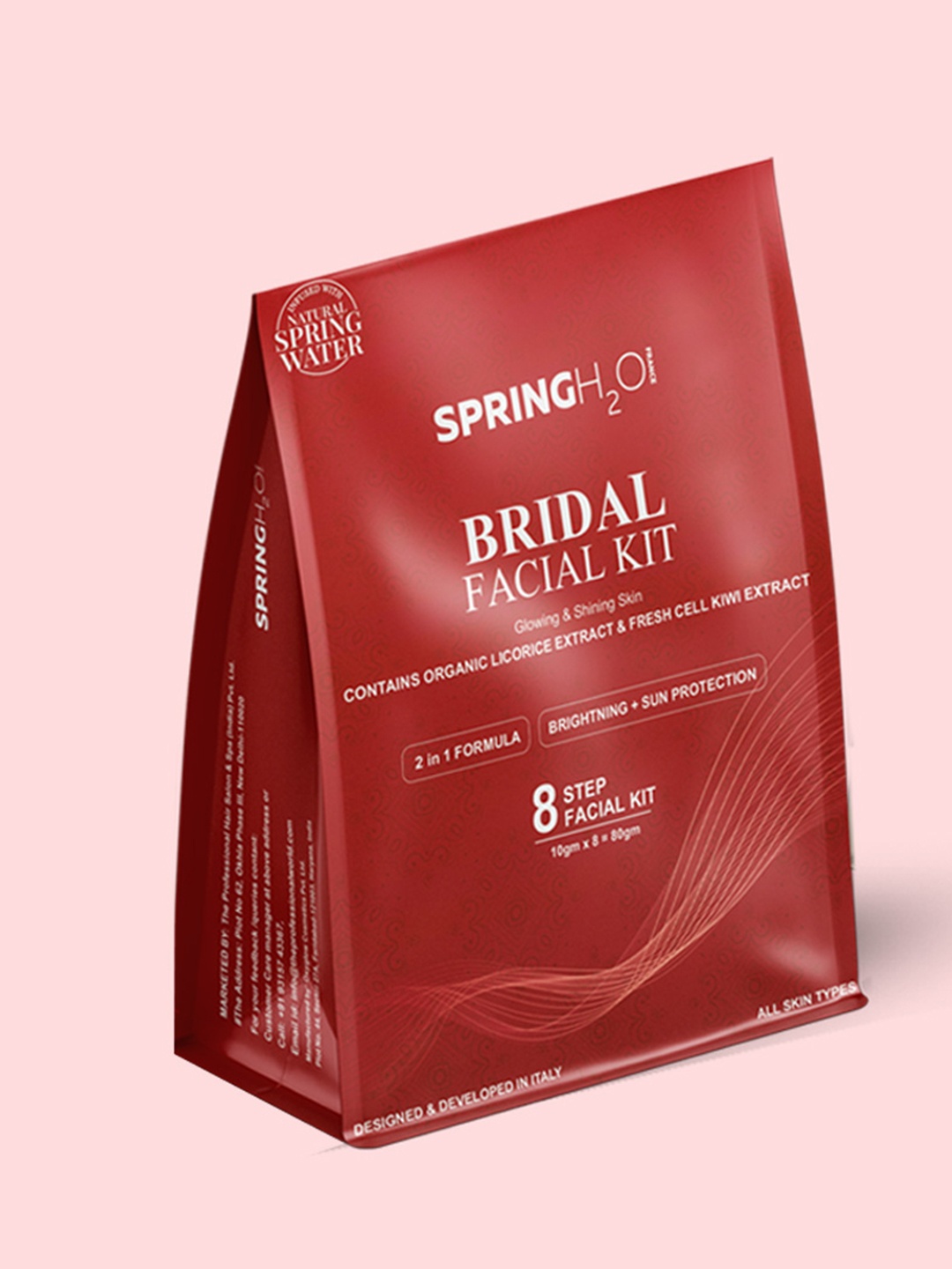 

SPRING H2O Bridal Facial Kit 80 gm, Red