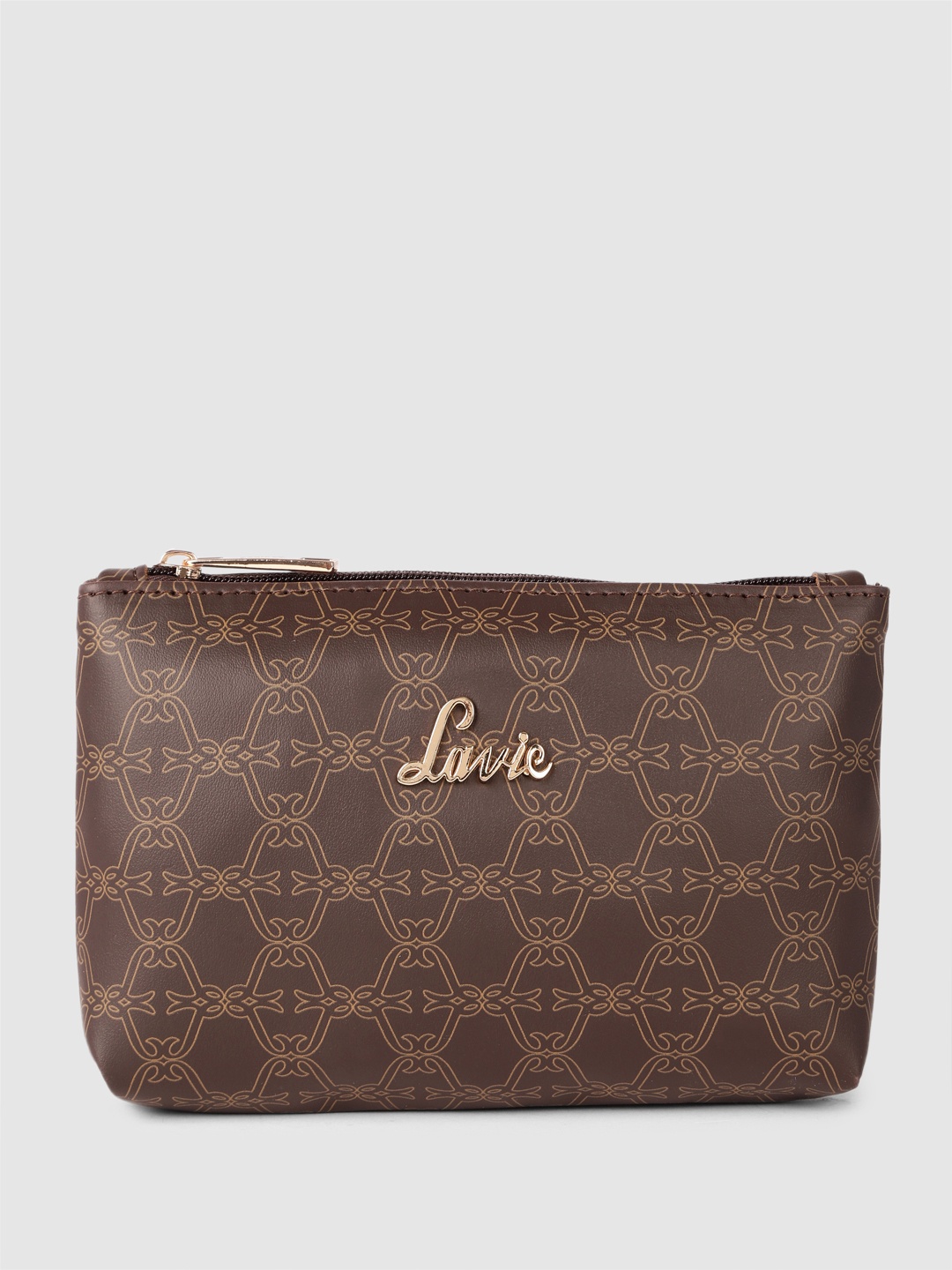 

Lavie Brand Logo Printed Purse, Brown