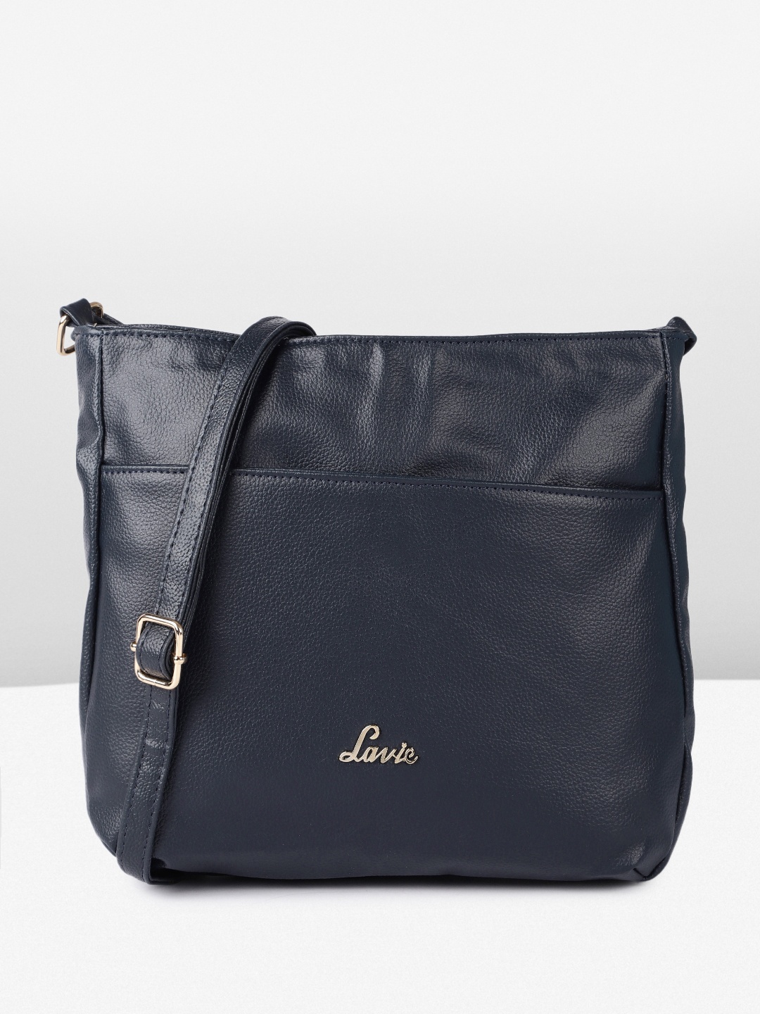 

Lavie Cetan CSB Horizontal Structured Sling Bag, Navy blue