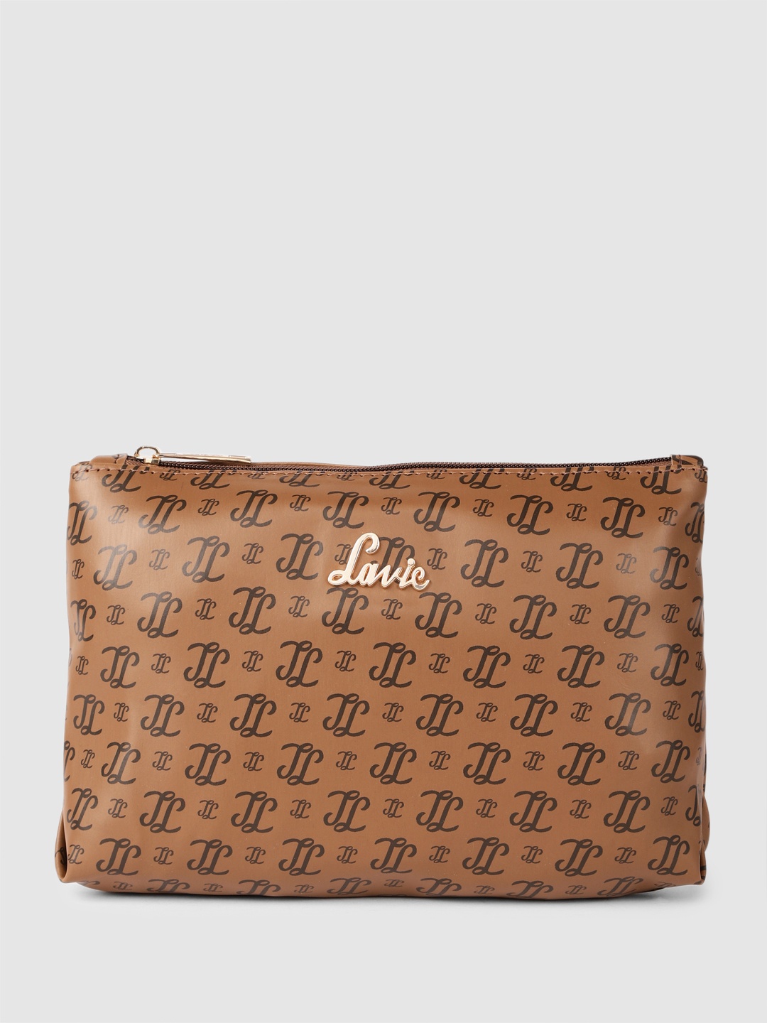 

Lavie Brand Logo Printed Purse, Brown