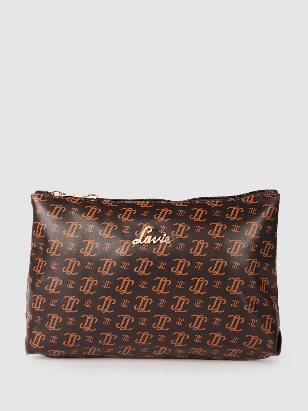 

Lavie Brand Logo Printed Purse, Coffee brown