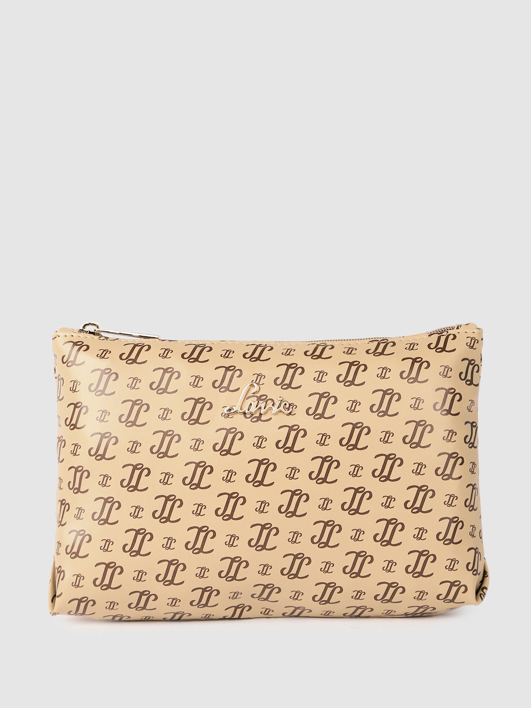 

Lavie Brand Logo Printed Purse, Beige