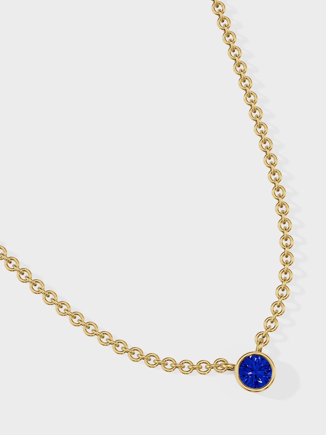 

Anushka Jain Jewellery 925 Sterling Silver Gold-Plated Cubic Zirconia Necklace