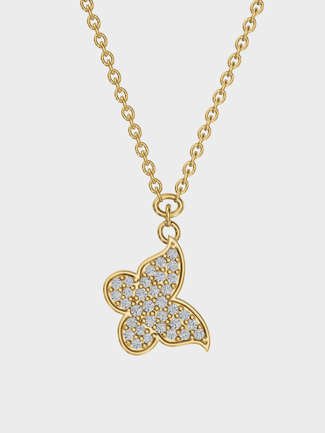 

Anushka Jain Jewellery 925 Sterling Silver Gold-Plated Cubic Zirconia Chain