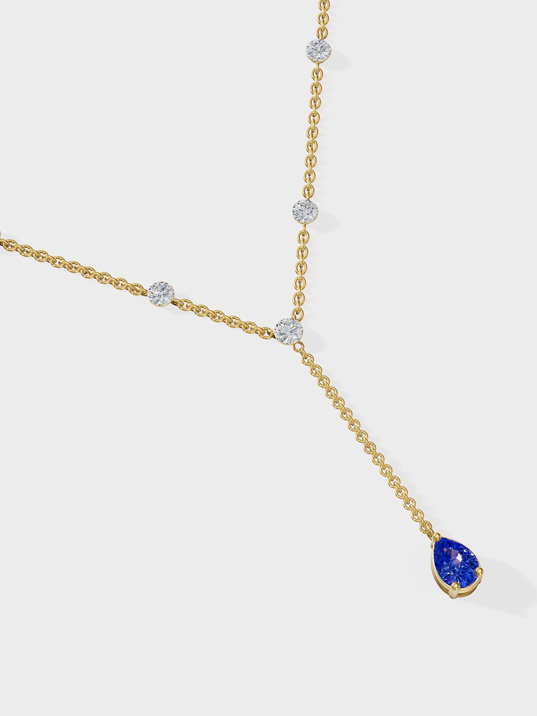 

Anushka Jain Jewellery 925 Sterling Silver Gold-Plated Cubic Zirconia Chain