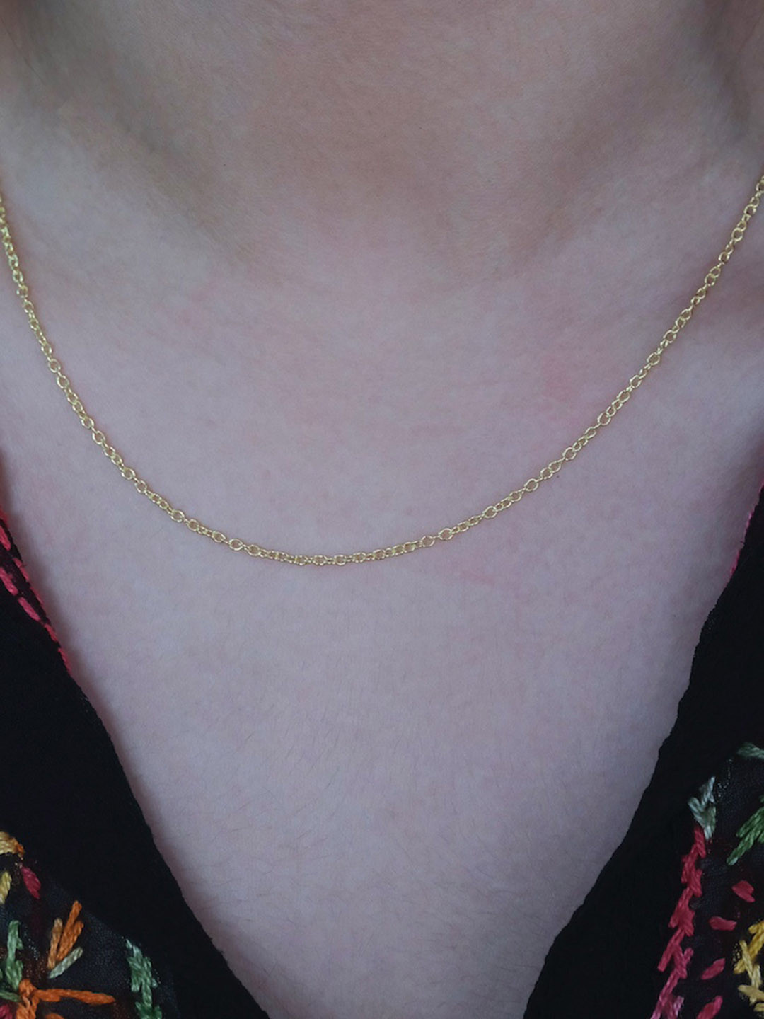 

Anushka Jain Jewellery 925 Sterling Silver Gold-Plated Chain