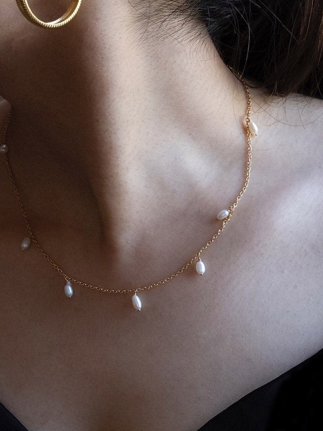 

Anushka Jain Jewellery 925 Sterling Silver Gold-Plated Necklace