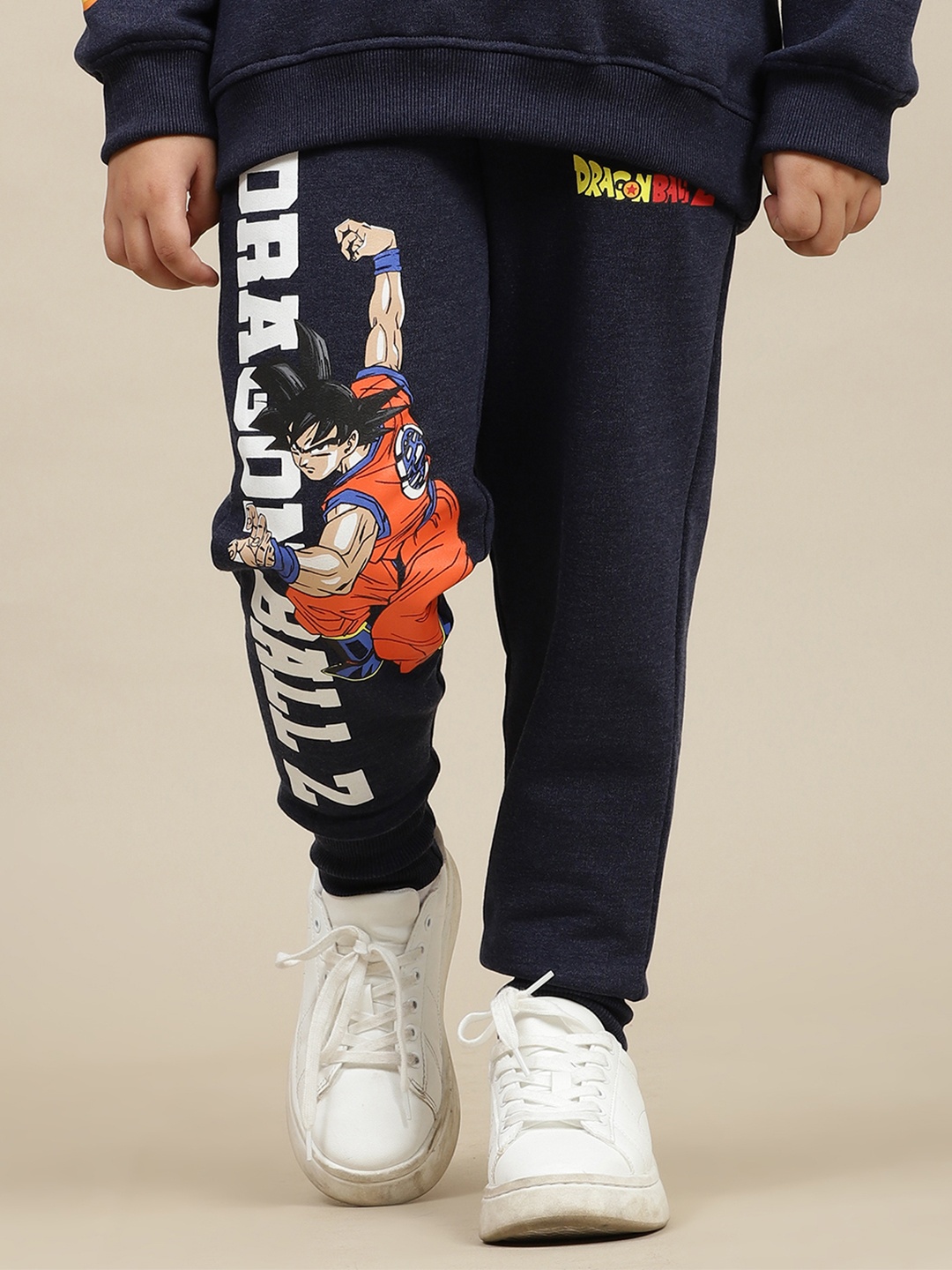 

Kids Ville Boys Dragon Ball Z Printed Regular Fit Jogger, Blue