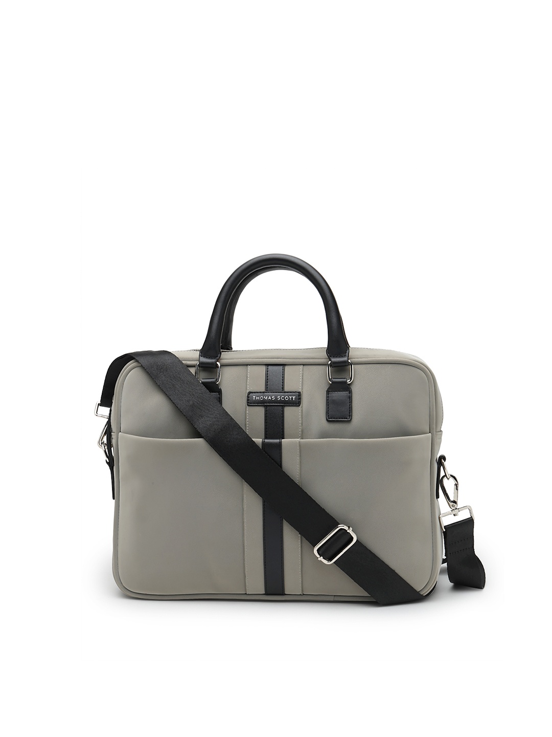 

Thomas Scott Men Laptop Bag, Steel