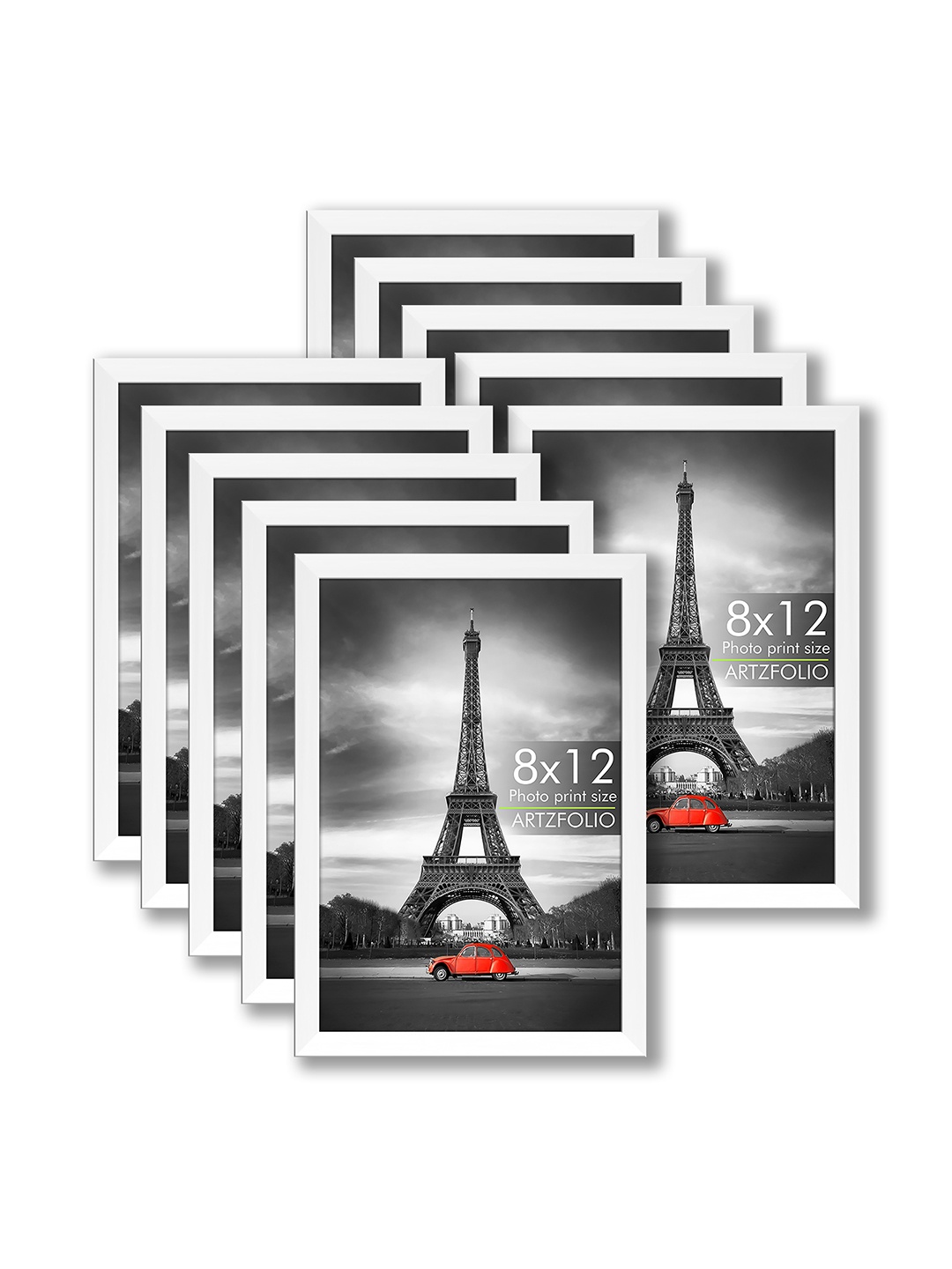 

ArtzFolio White 8 to 12 Pieces Wood Wall Photo Frames