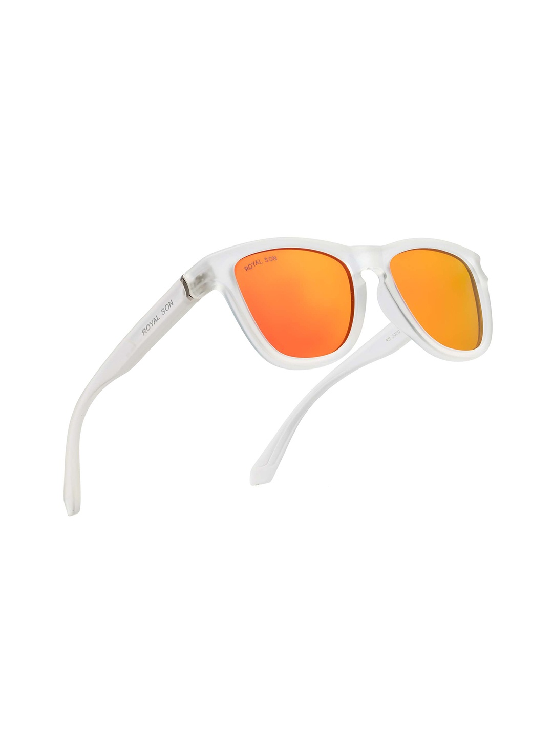 

ROYAL SON Unisex Wayfarer Sunglasses With Polarised Lens SG-RS2020-C5, Red