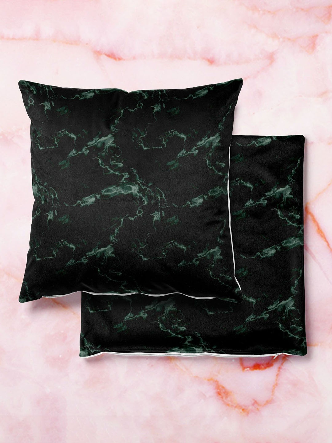 

ArtzFolio Multicoloured Set of 2 Velvet Square Cushion Covers, Multi