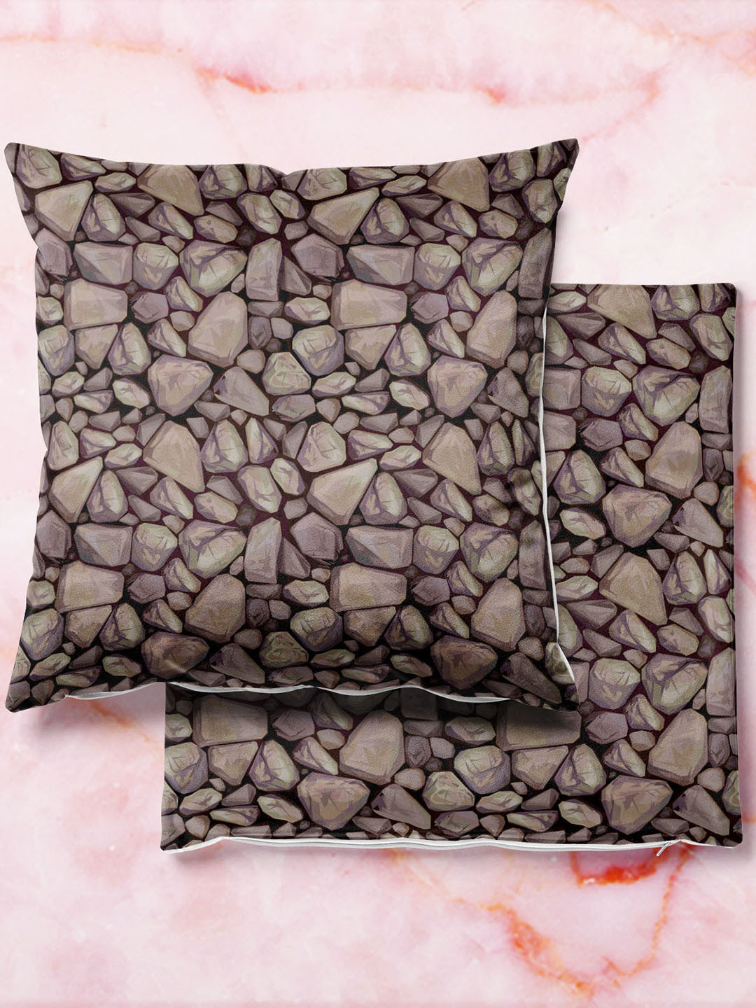 

ArtzFolio Multicoloured Set of 2 Square Cushion Covers, Multi