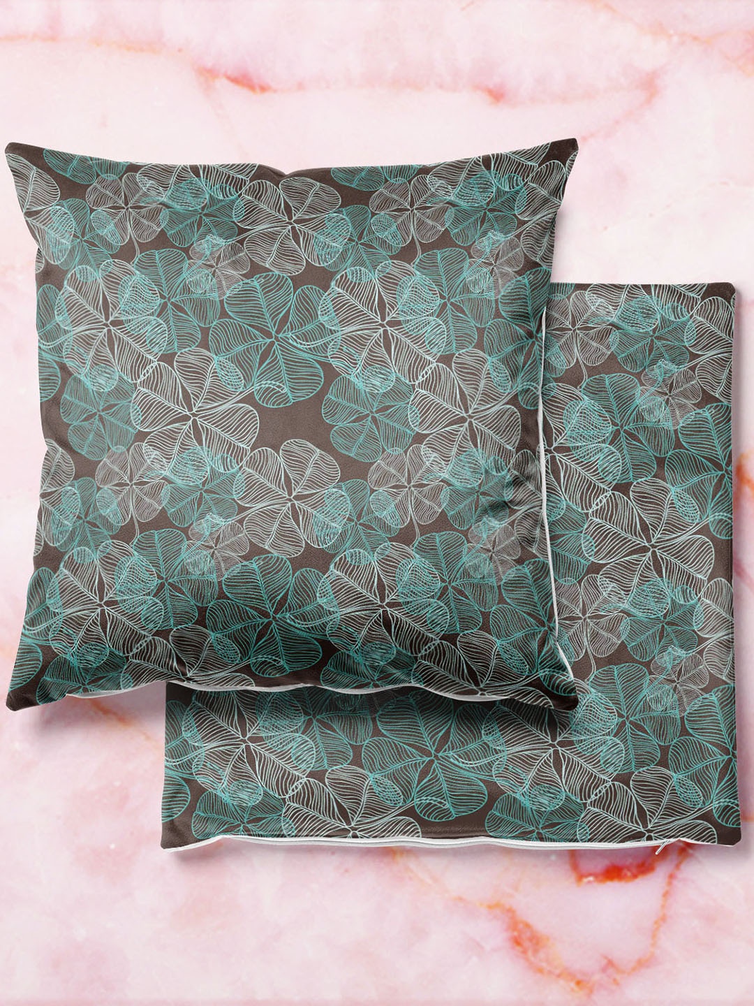 

ArtzFolio Multicoloured Set of 2 Square Cushion Covers, Multi