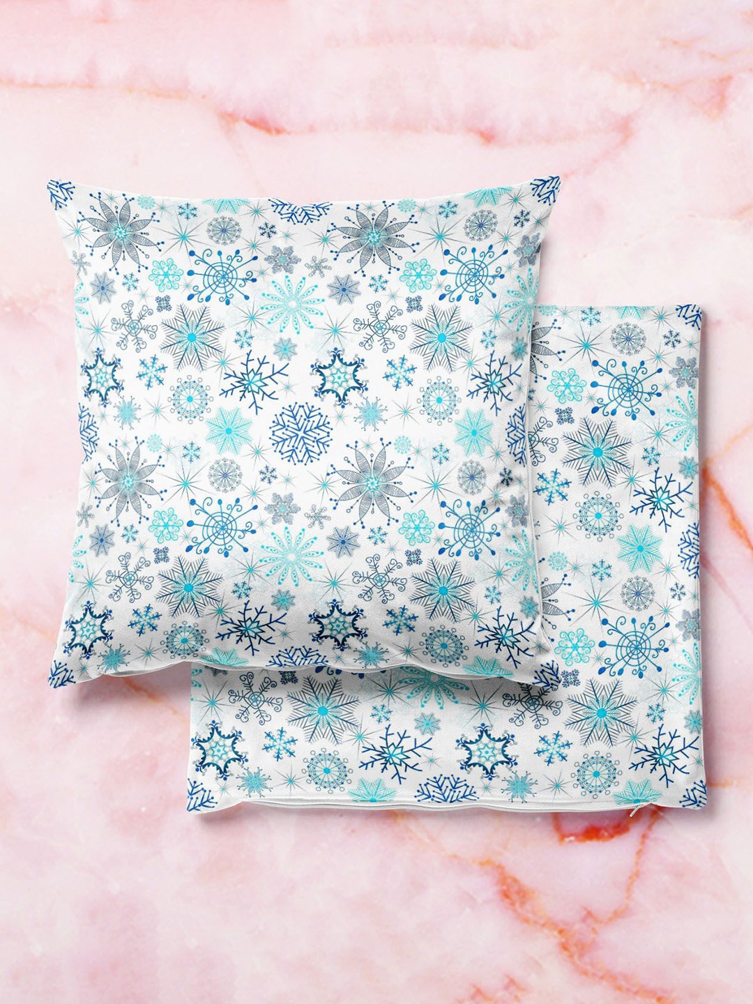 

ArtzFolio Multicoloured Set of 2 Square Cushion Covers, Multi