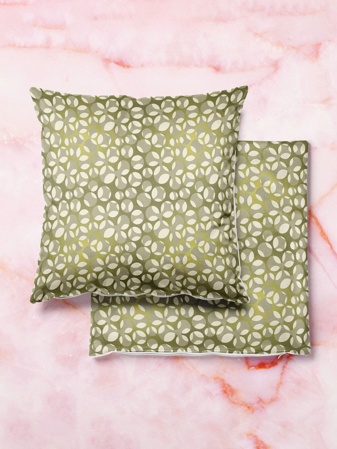 

ArtzFolio Multicoloured Set of 2 Square Cushion Covers, Multi