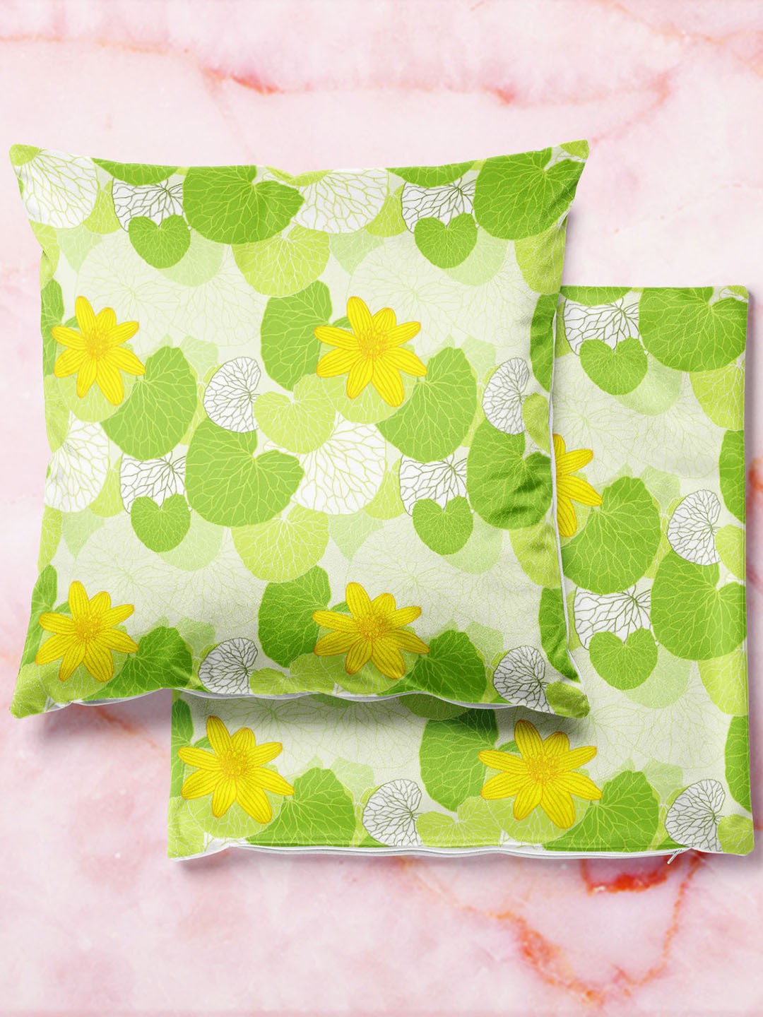 

ArtzFolio Multicoloured Set of 2 Square Cushion Covers, Multi