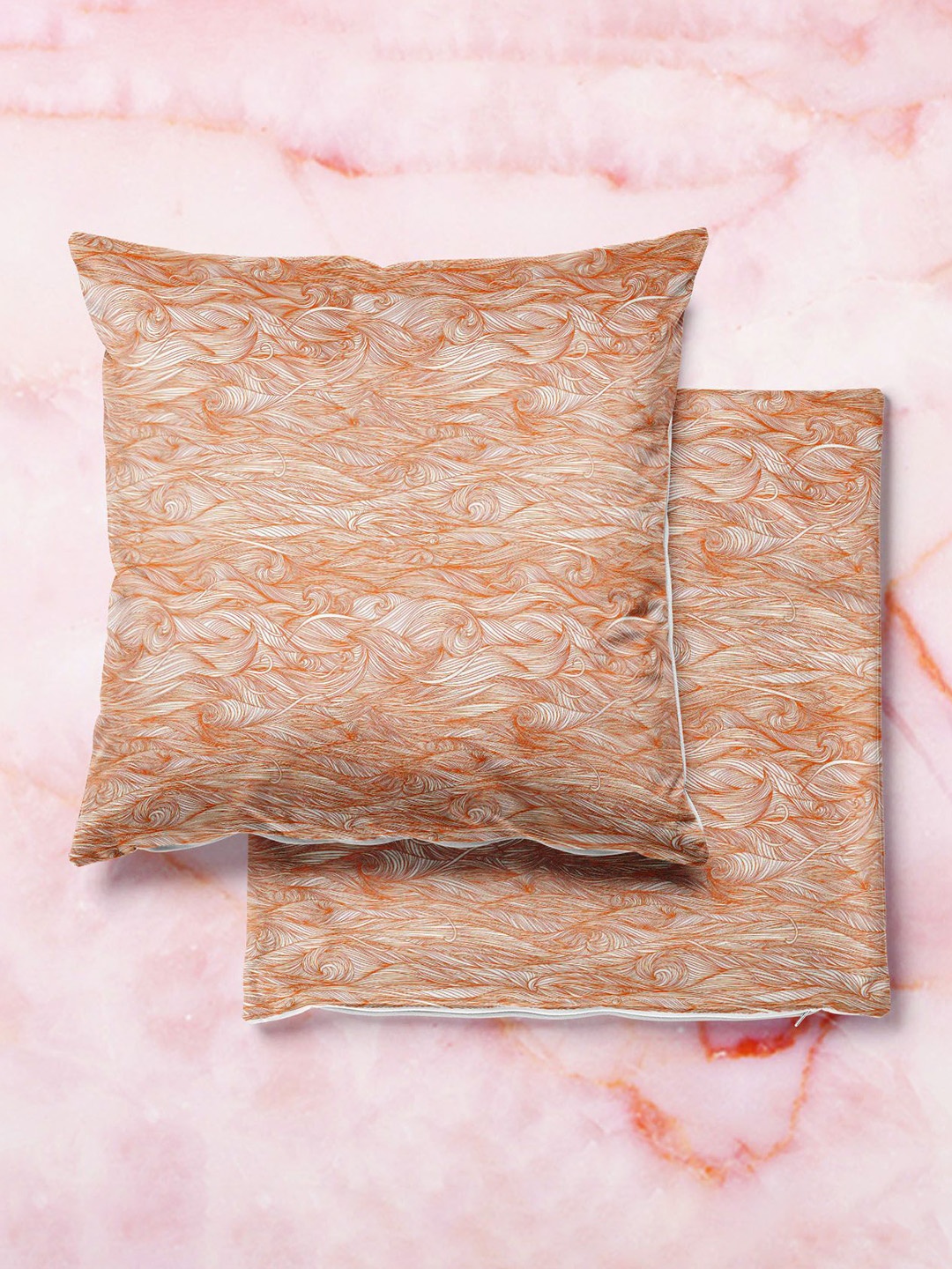 

ArtzFolio Multicoloured Set of 2 Square Cushion Covers, Multi