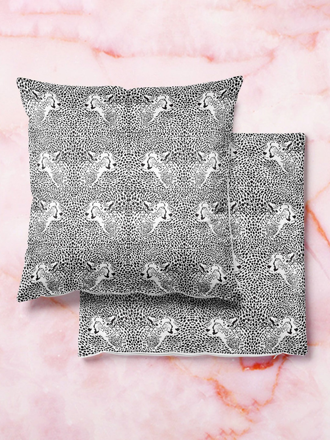 

ArtzFolio Multicoloured Set of 2 Square Cushion Covers, Multi