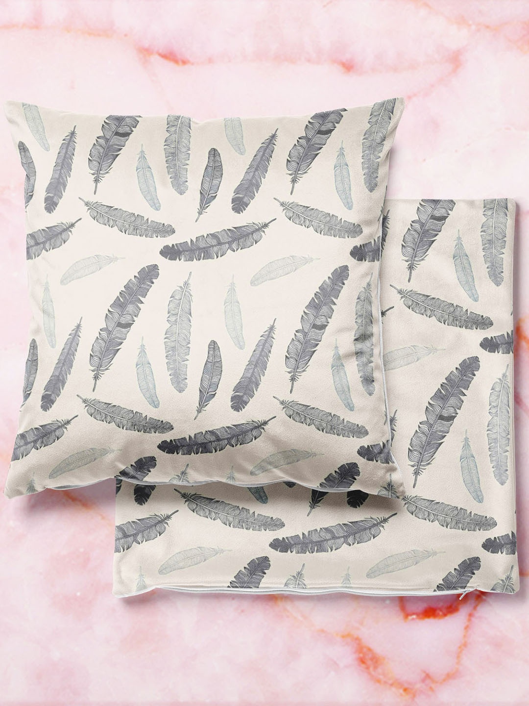 

ArtzFolio Multicoloured Set of 2 Velvet Square Cushion Covers, Multi