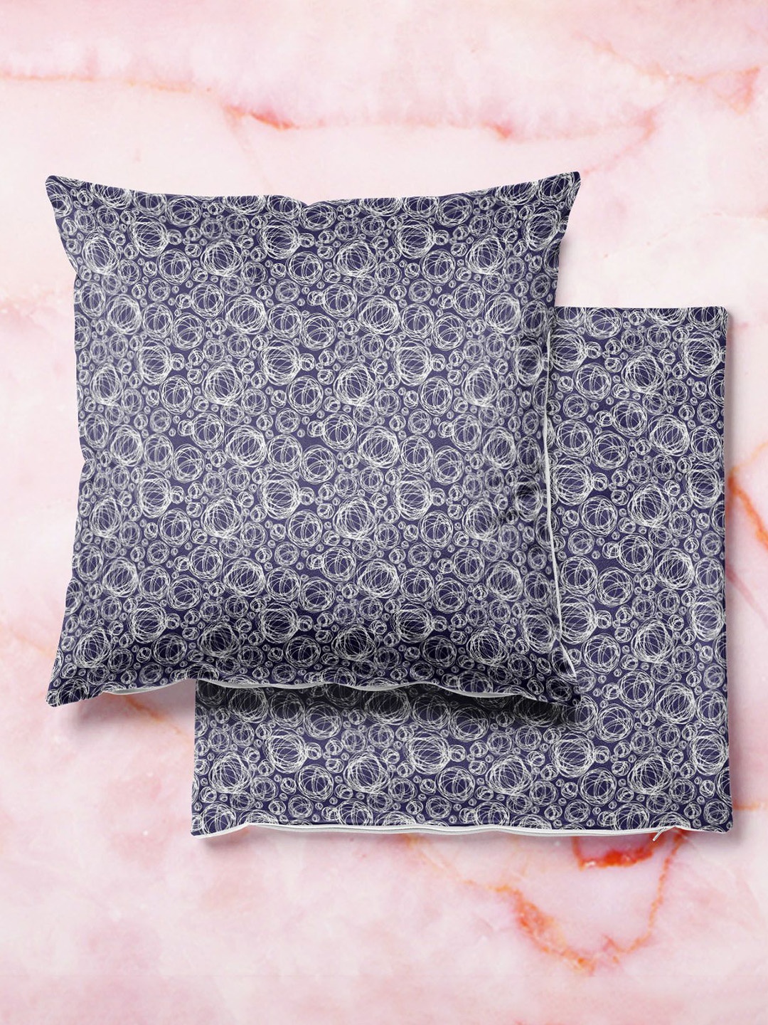 

ArtzFolio Multicoloured Set of 2 Square Cushion Covers, Multi