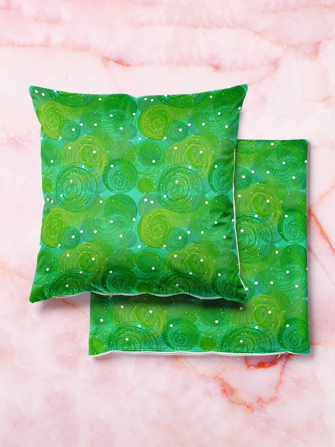 

ArtzFolio Multicoloured Set of 2 Square Cushion Covers, Multi
