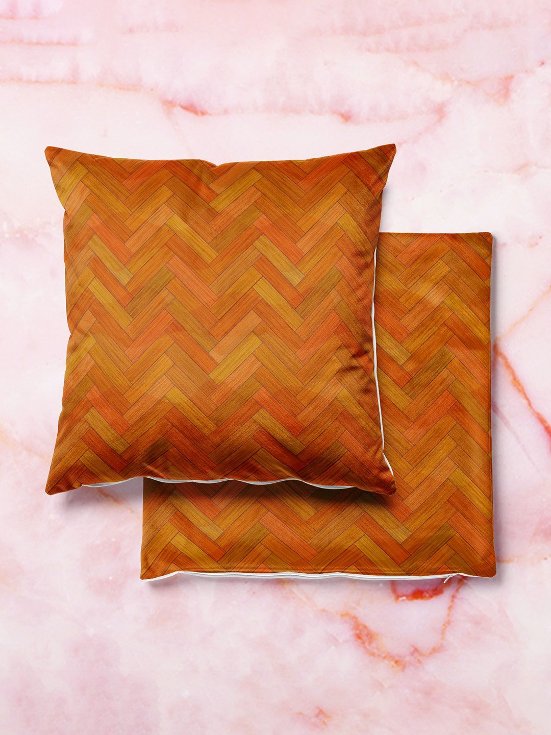 

ArtzFolio Multicoloured Set of 2 Square Cushion Covers, Multi