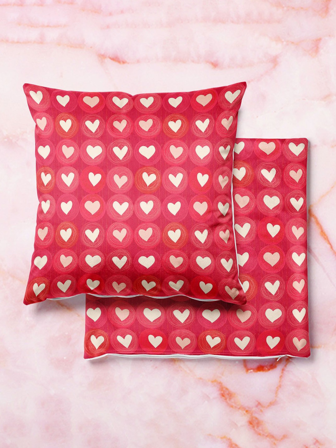 

ArtzFolio Multicoloured Set of 2 Square Cushion Covers, Multi