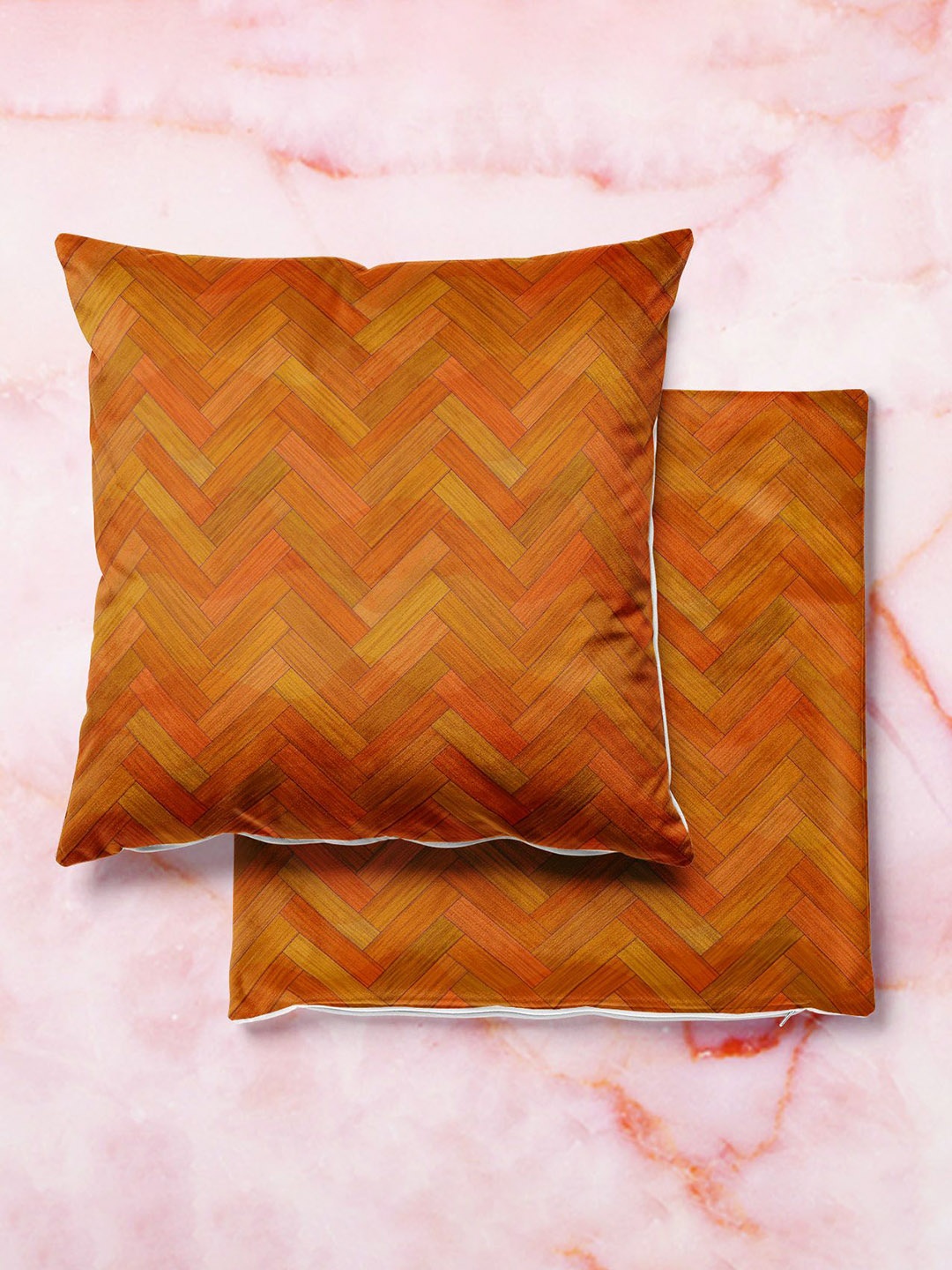

ArtzFolio Multicoloured Set of 2 Square Cushion Covers, Multi