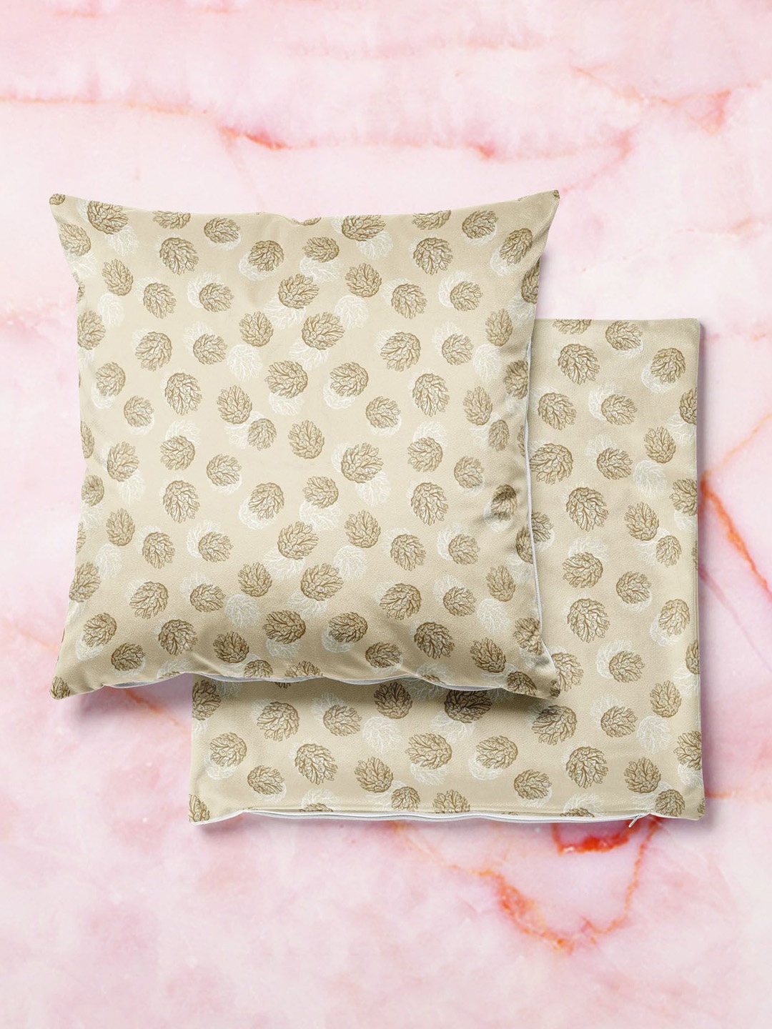 

ArtzFolio Multicoloured Set of 2 Square Cushion Covers, Multi