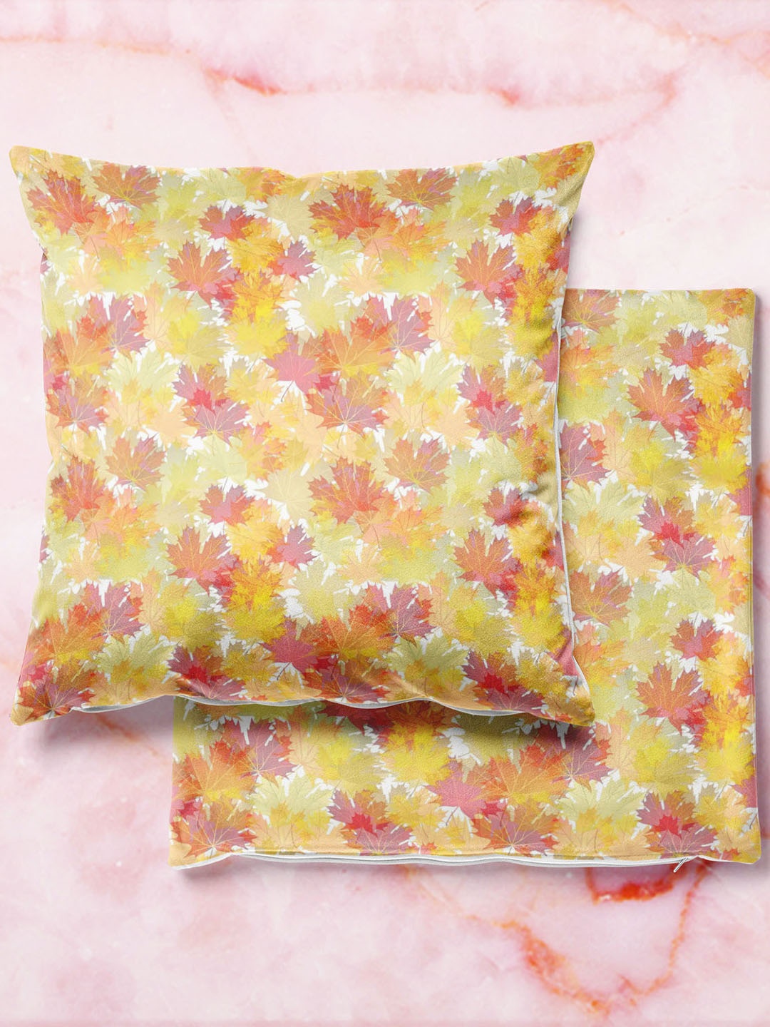 

ArtzFolio Multicoloured Set of 2 Square Cushion Covers, Multi