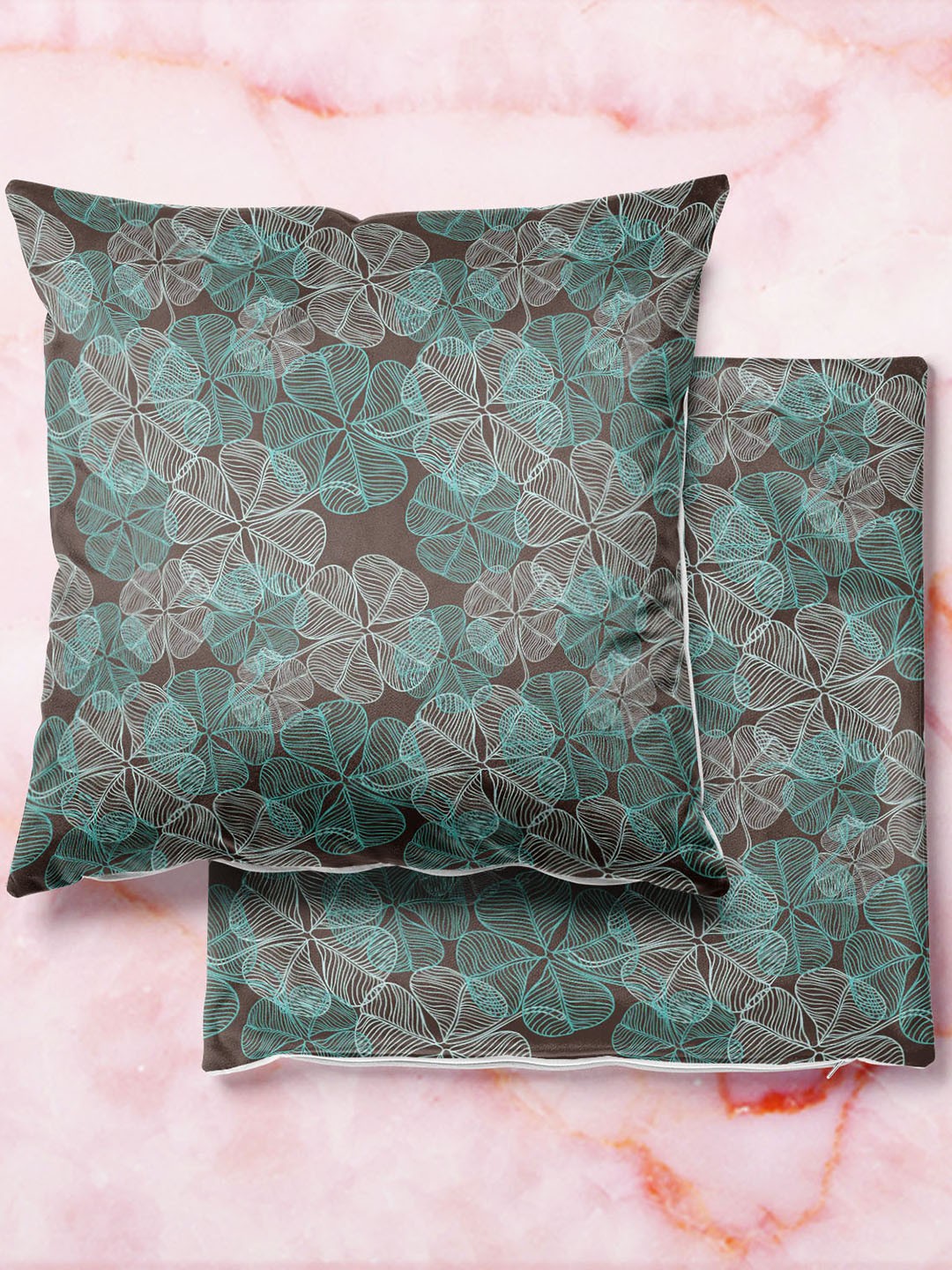 

ArtzFolio Multicoloured Set of 2 Square Cushion Covers, Multi