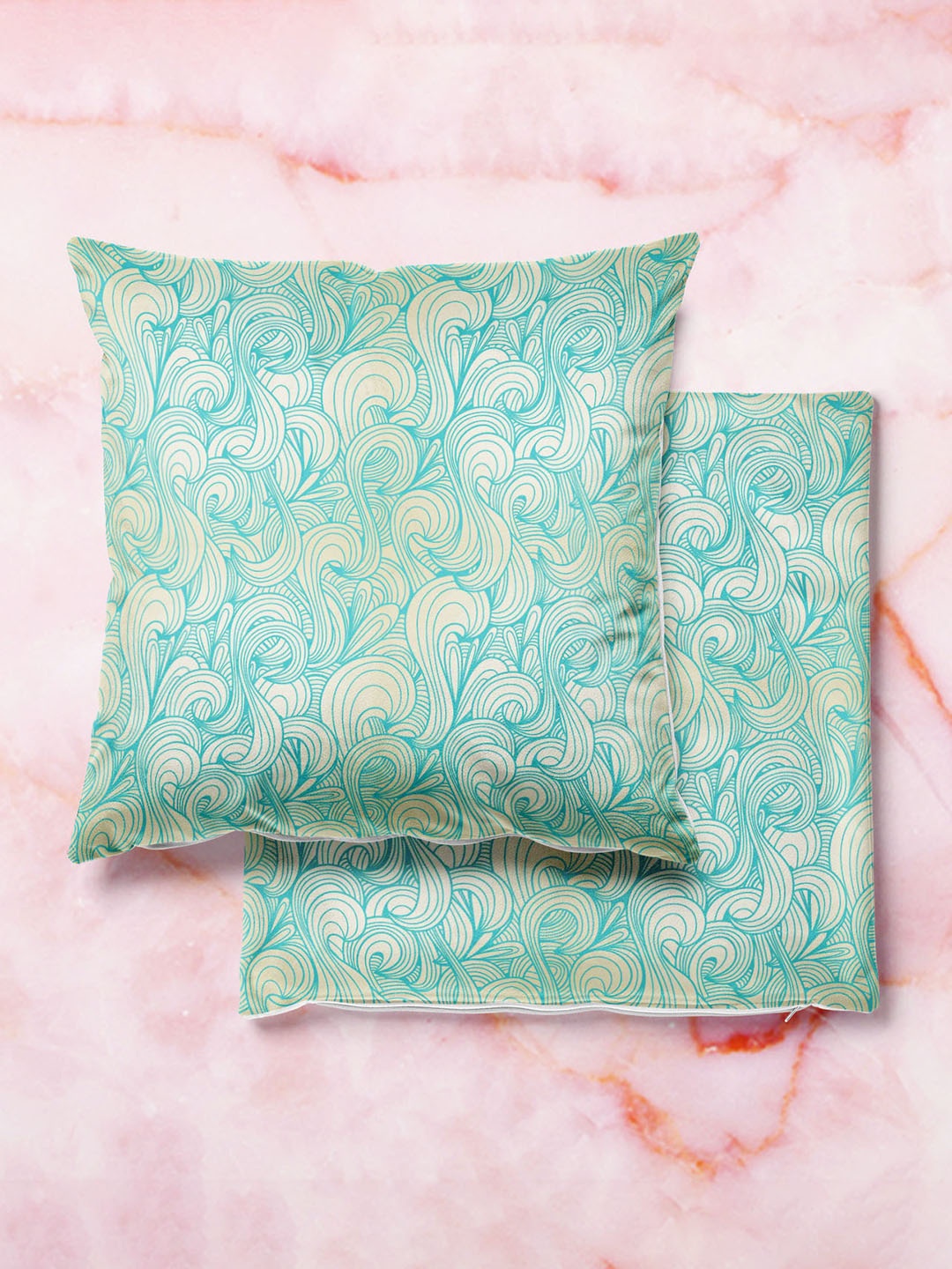 

ArtzFolio Multicoloured Set of 2 Square Cushion Covers, Multi