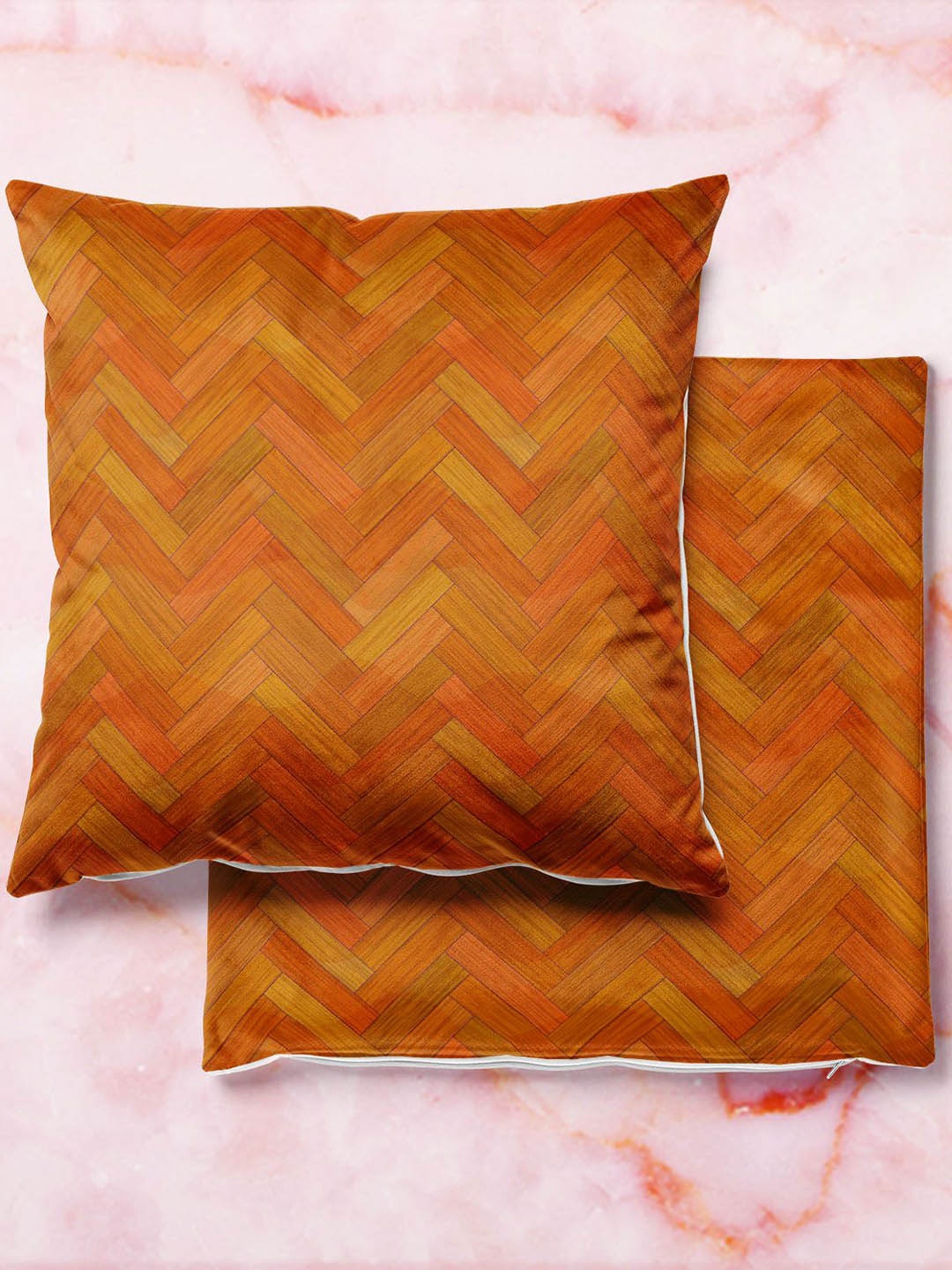 

ArtzFolio Multicoloured Set of 2 Square Cushion Covers, Multi