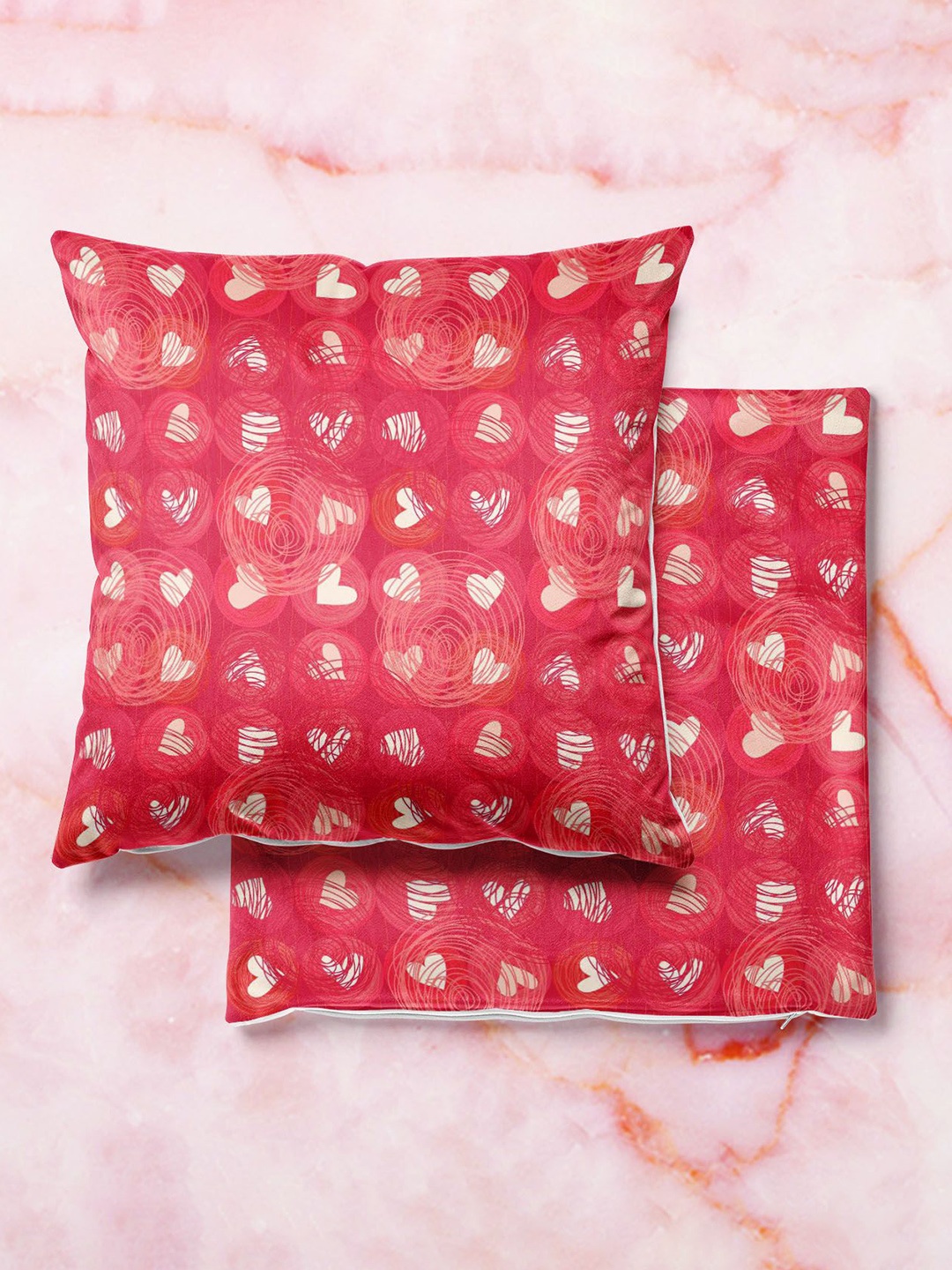 

ArtzFolio Multicoloured Set of 2 Square Cushion Covers, Multi