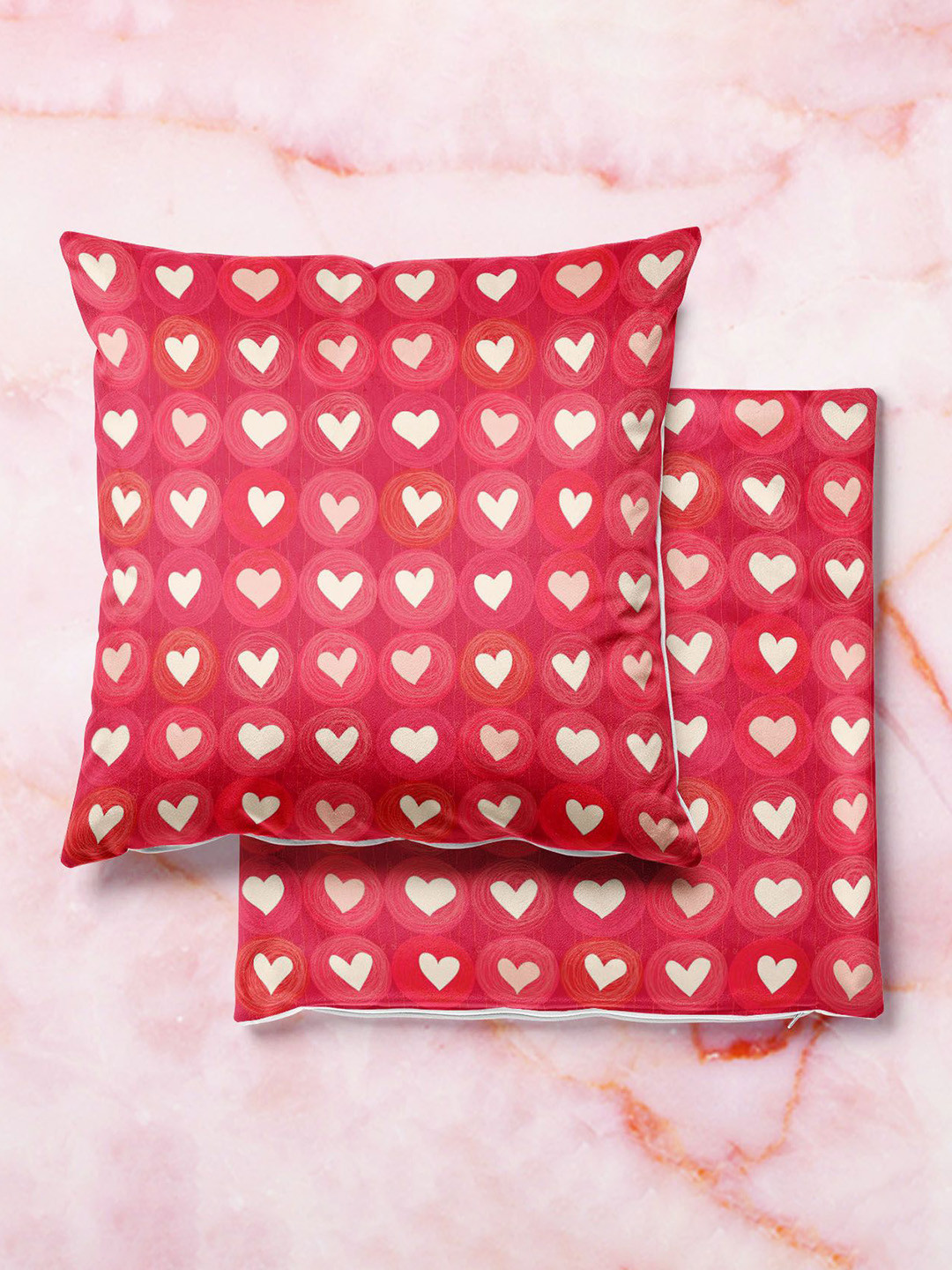 

ArtzFolio Multicoloured Set of 2 Square Cushion Covers, Multi