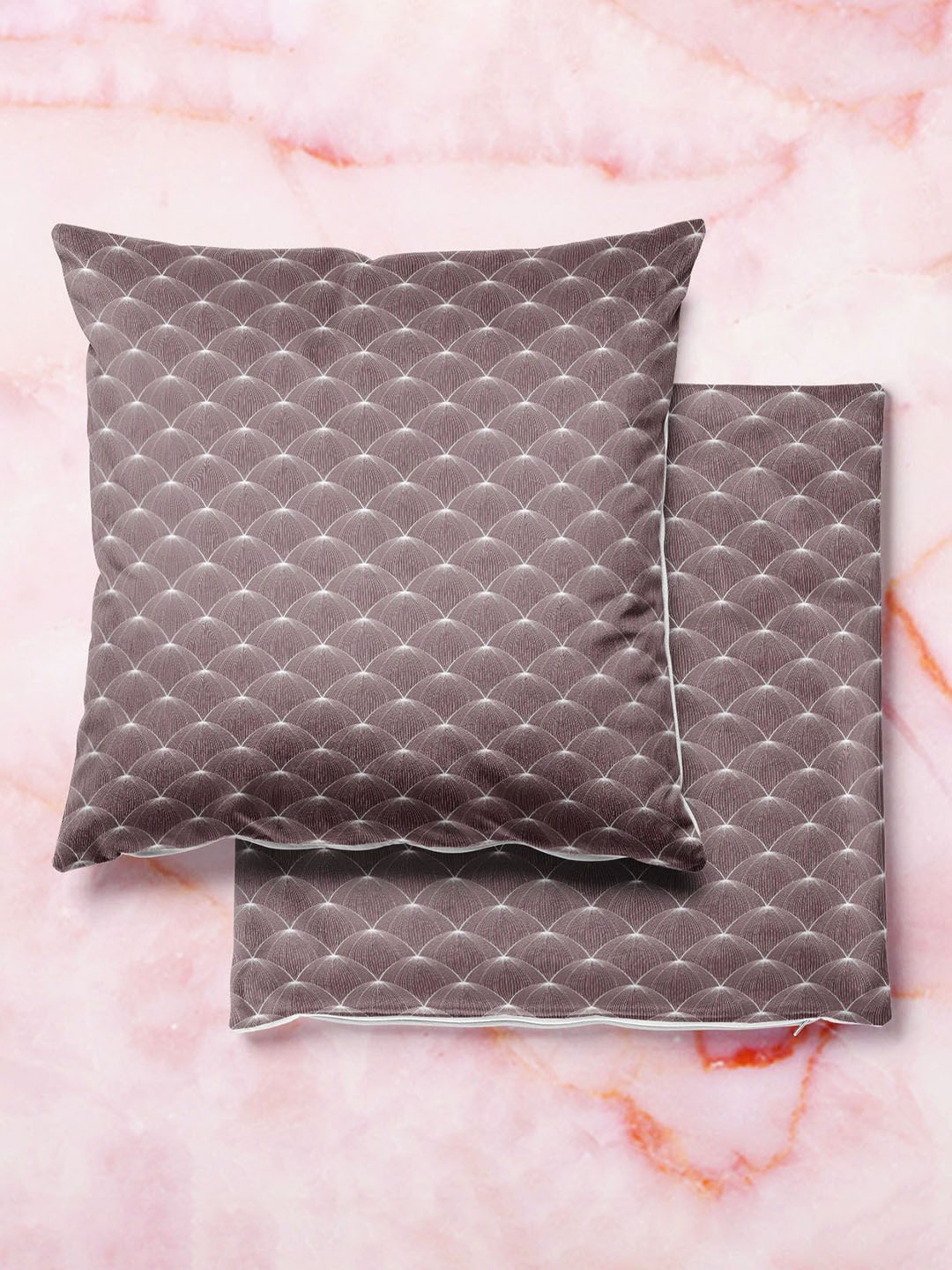 

ArtzFolio Multicoloured Set of 2 Velvet Square Cushion Covers, Multi