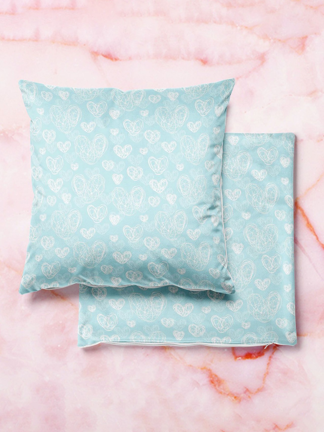 

ArtzFolio Multicoloured Set of 2 Square Cushion Covers, Multi