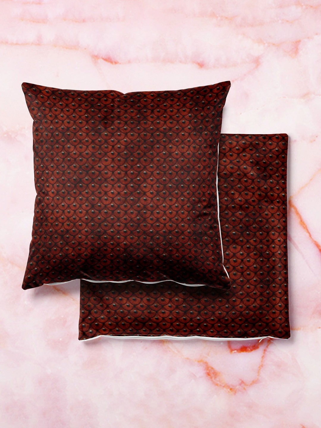 

ArtzFolio Multicoloured Set of 2 Square Cushion Covers, Multi