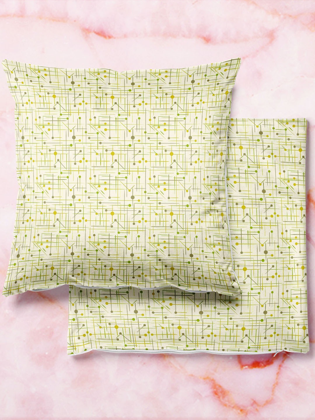 

ArtzFolio Multicoloured Set of 2 Square Cushion Covers, Multi