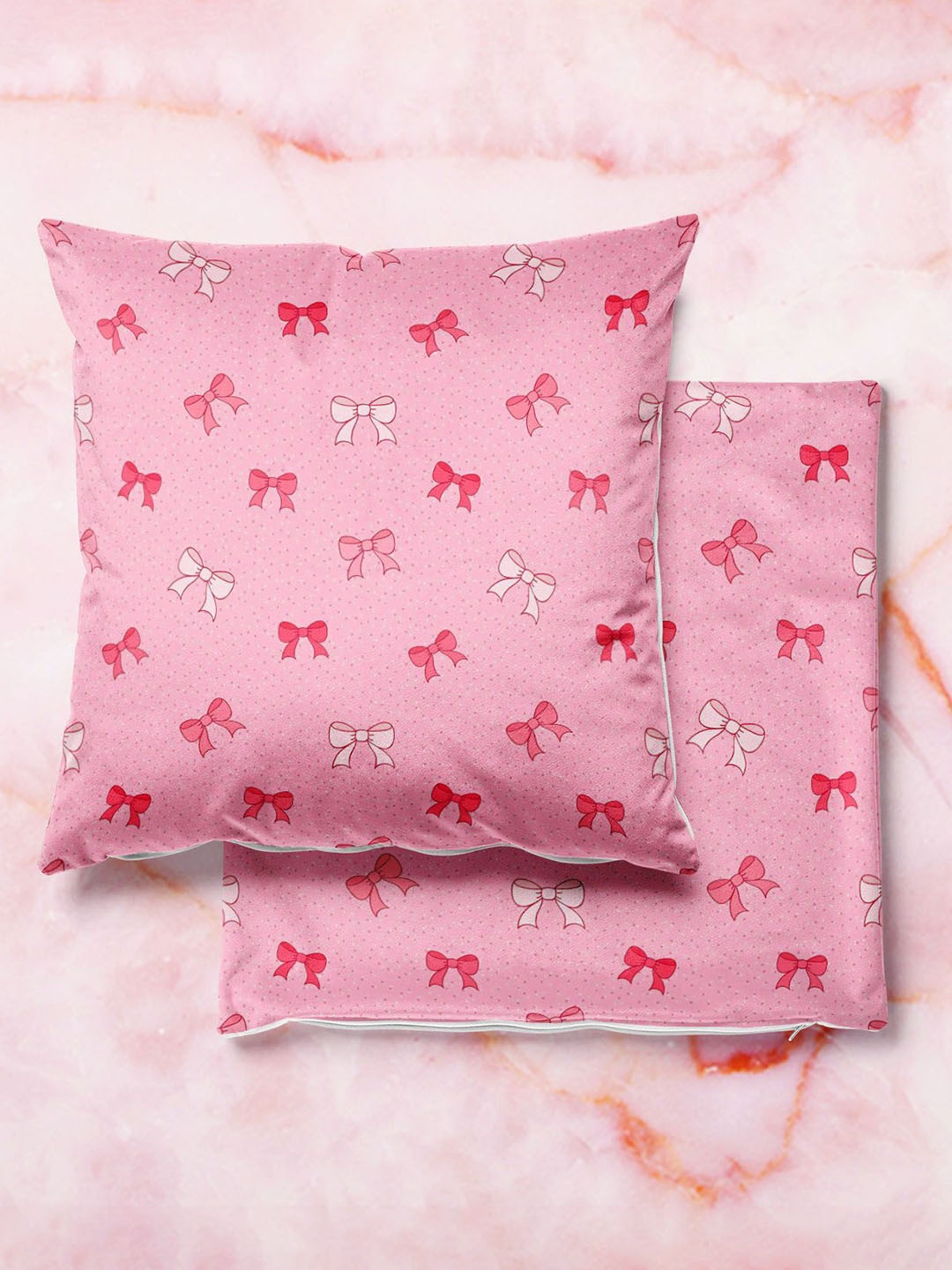 

ArtzFolio Multicoloured Set of 2 Velvet Square Cushion Covers, Multi