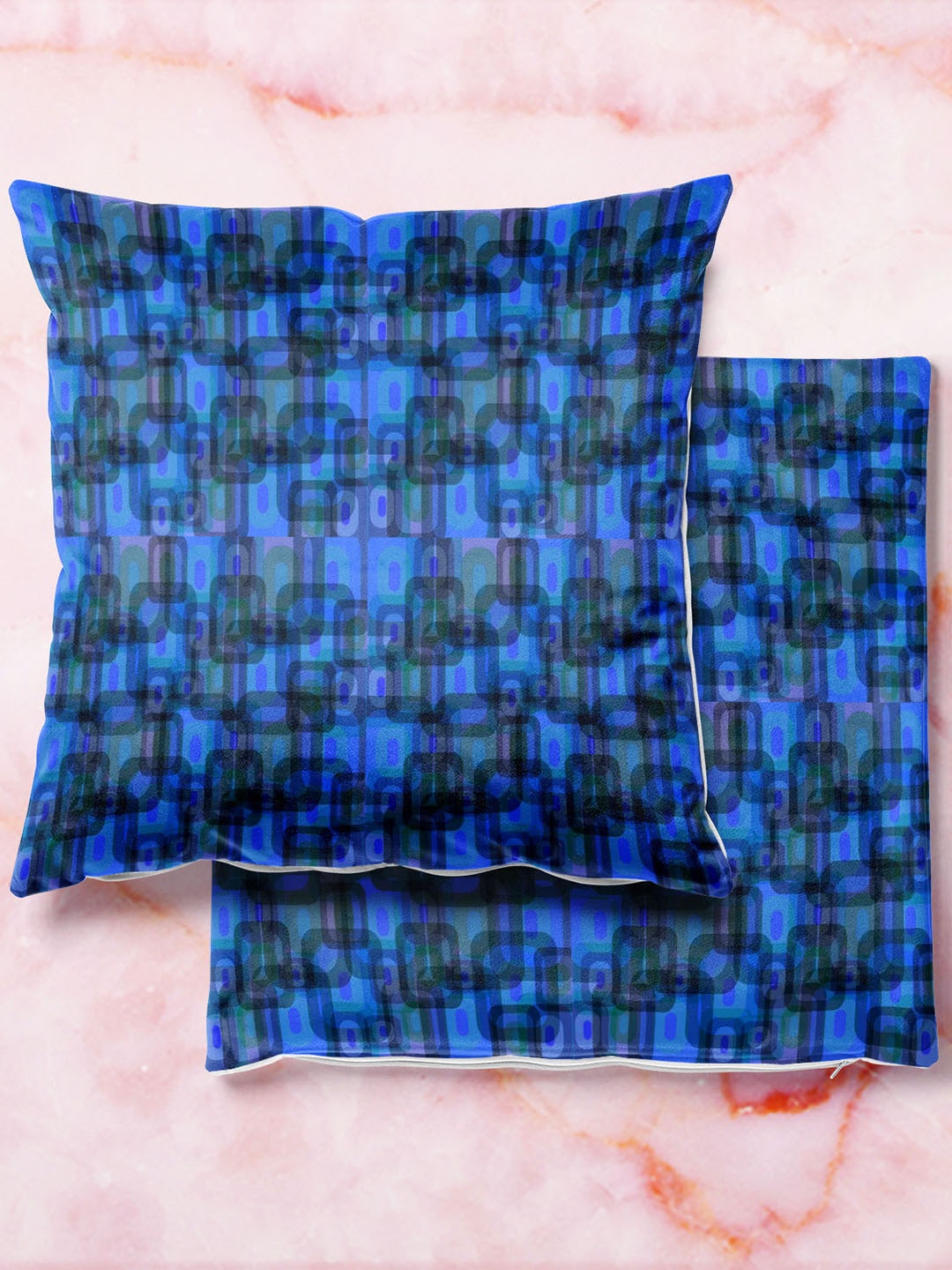 

ArtzFolio Multicoloured Set of 2 Square Cushion Covers, Multi