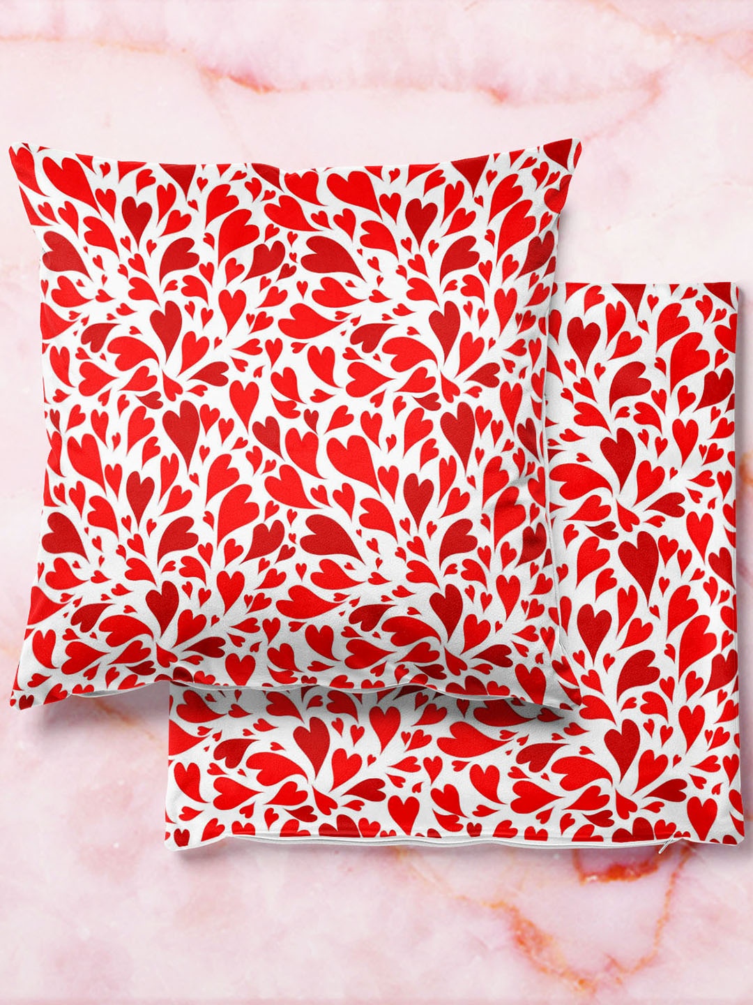 

ArtzFolio Multicoloured Set of 2 Velvet Square Cushion Covers, Multi