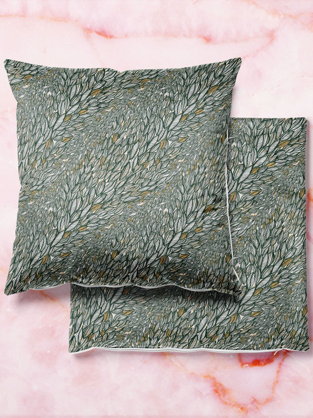

ArtzFolio Multicoloured Set of 2 Square Cushion Covers, Multi
